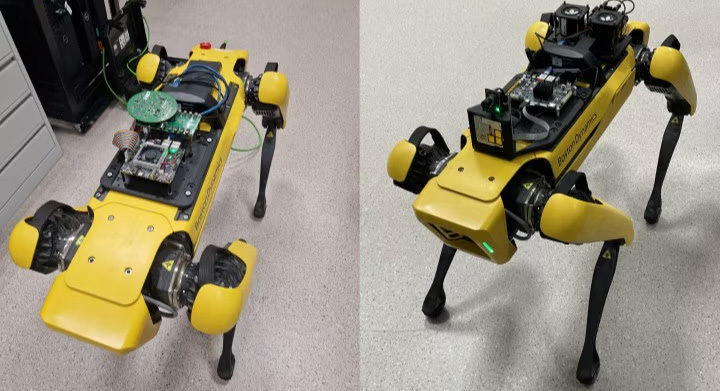 圖2 整合恩智浦注意力前端的Boston Dynamics Spot機器狗